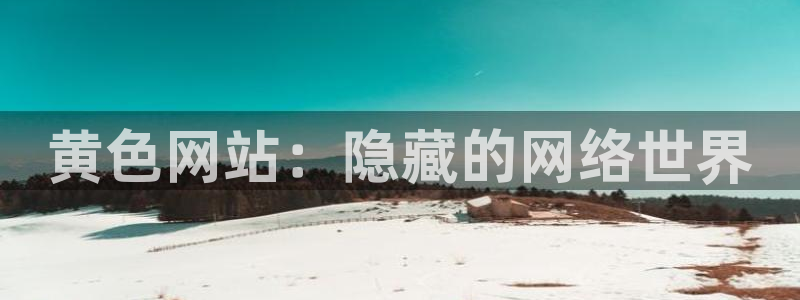 age动漫下载动漫全免费：黄色网站：隐藏的网络世界