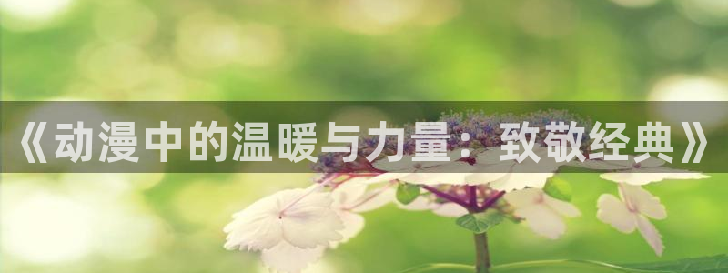 age漫画网：《动漫中的温暖与力量：致敬经典》